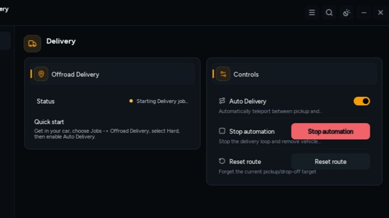 Farm money on delivery job