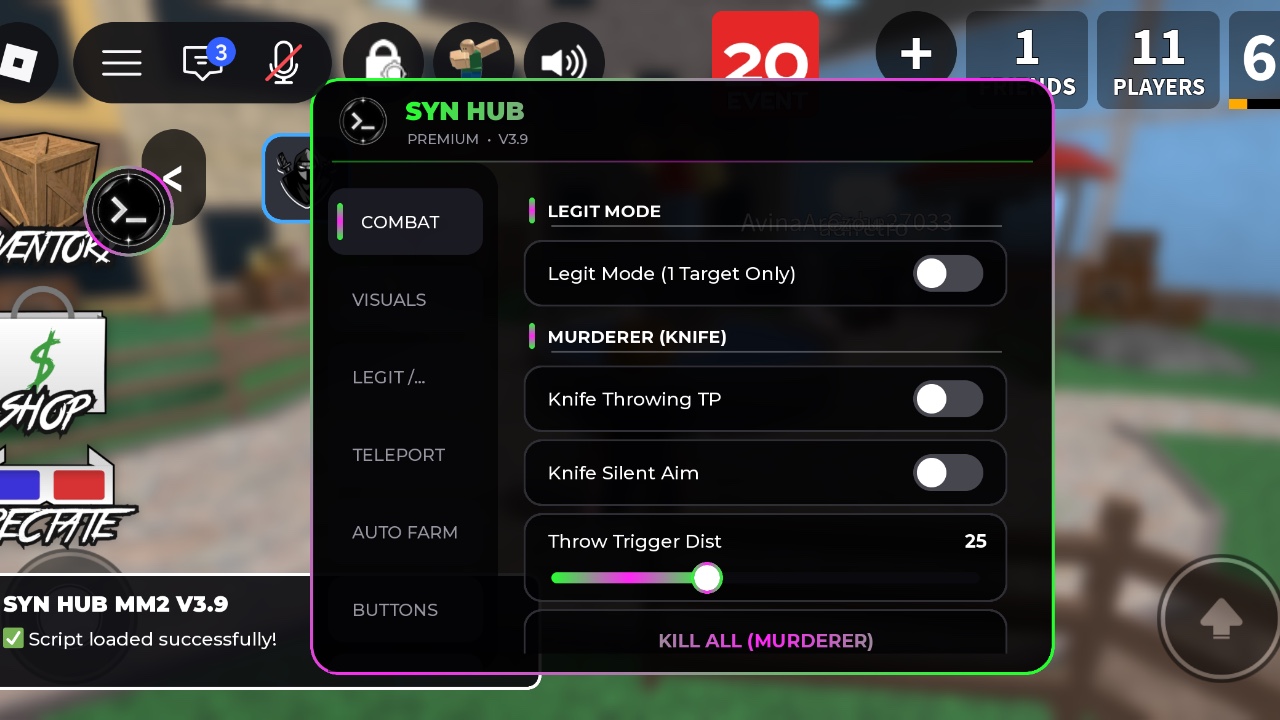 MM2 Keyless OP SYN HUB Script