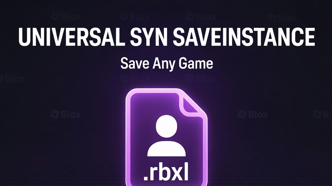 Universal SynSaveInstance (SSI) Save