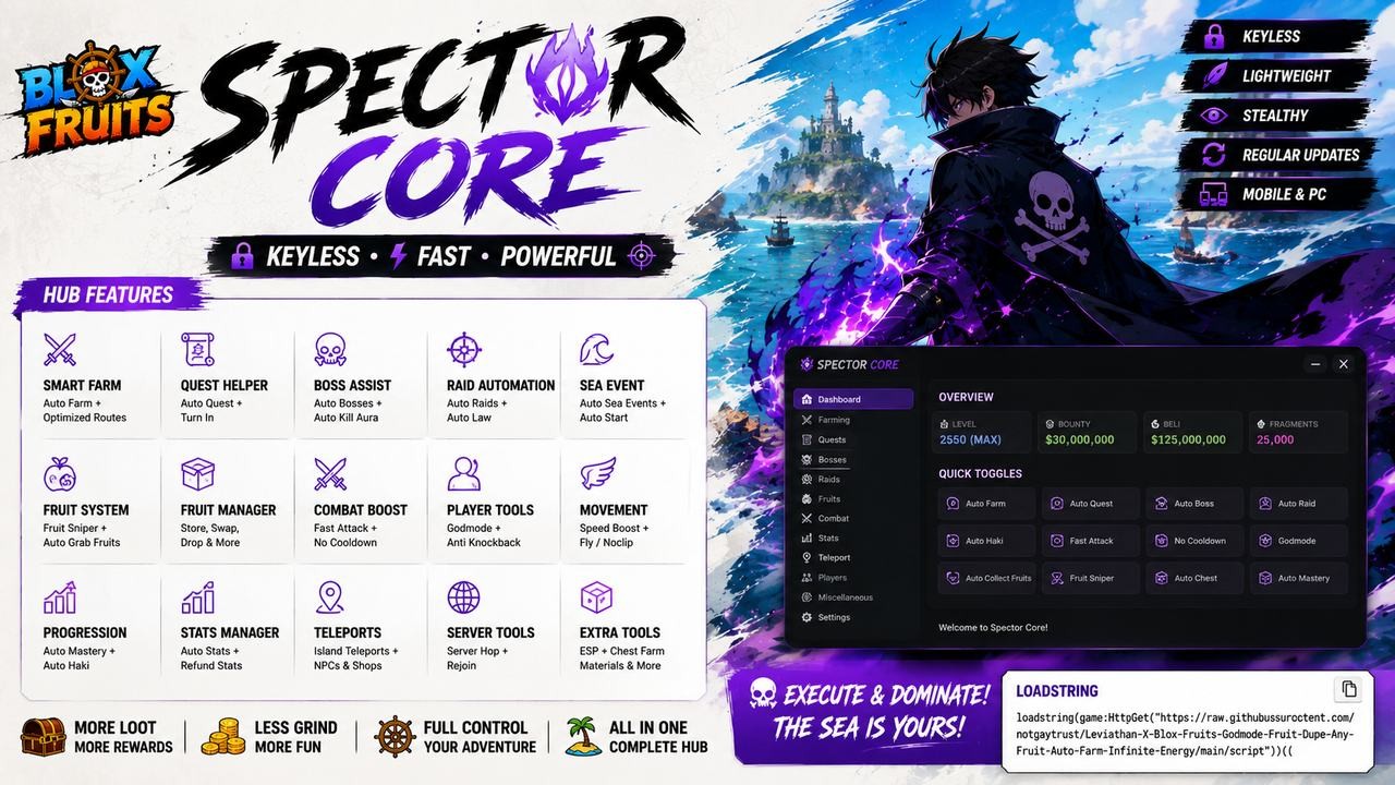 Specter Core | Keyless • Fruit dupe