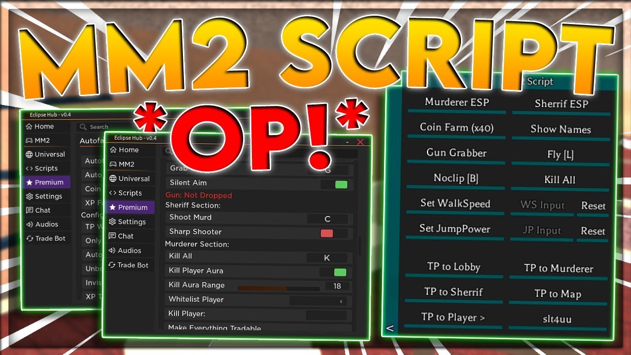 🔪 MM2 KEYLESS OP AUTOFARM AIMBOT & MORE
