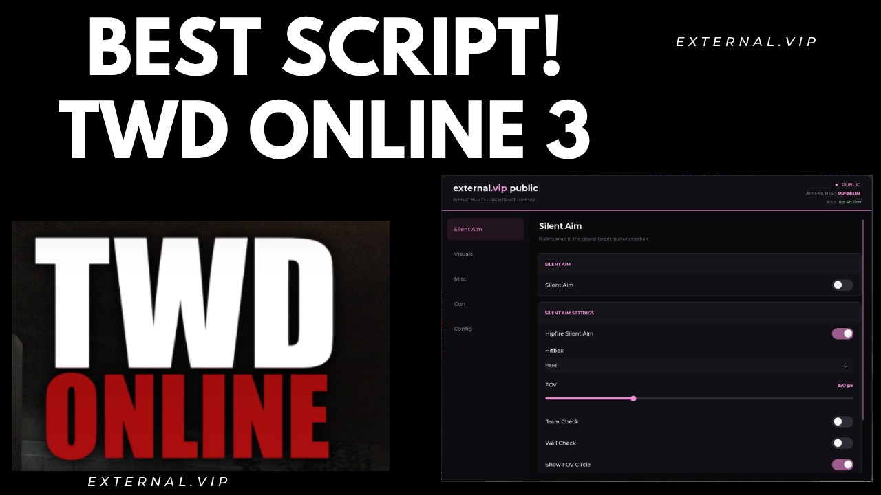 EXTERNAL.VIP BEST TWD3 ONLINE SCRIPT| SILENT