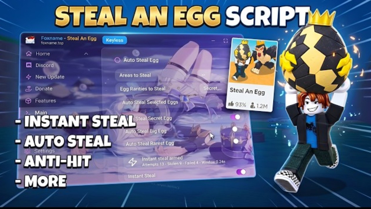 Steal an Egg Keyless script