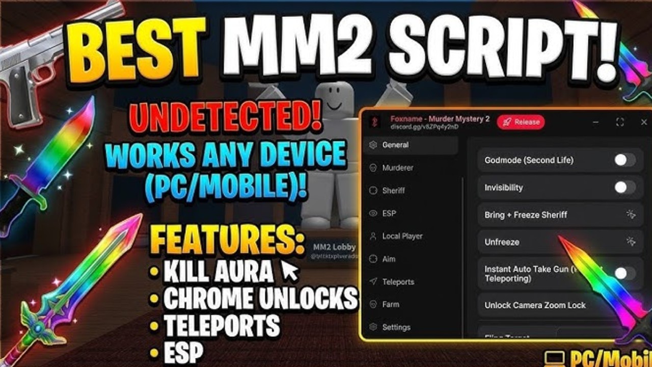 Mm2 best script OP have many features