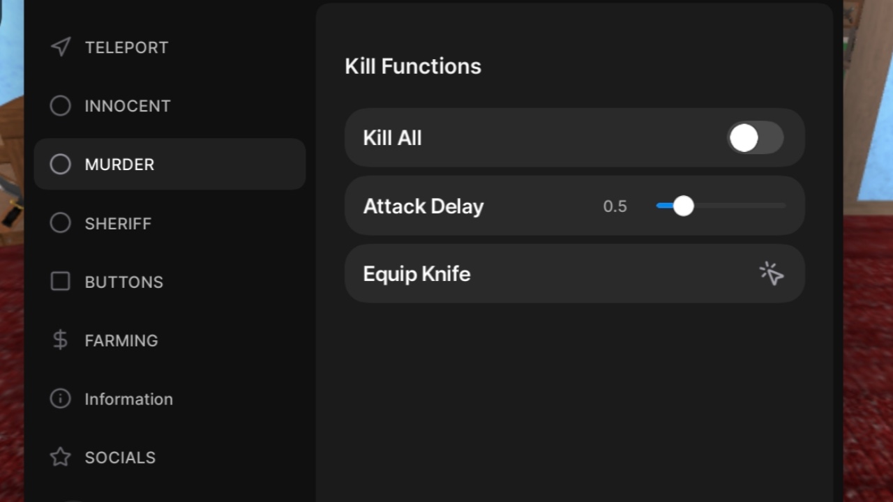 Murder mystery 2 vega hub script keyless