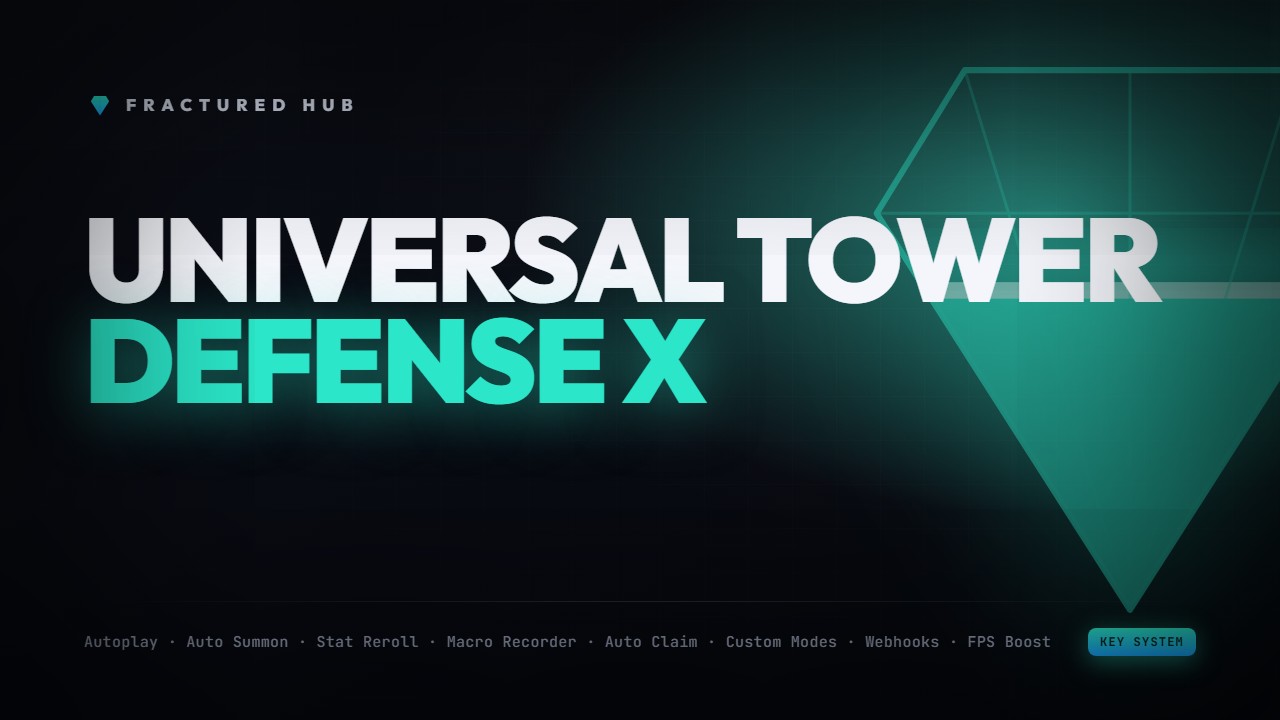 Fractured Hub | Universal Tower Defense X