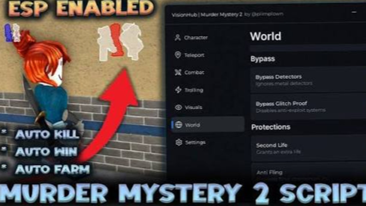 ⚔️MM2 Kill All Coin Farming Reveal Roles ESP