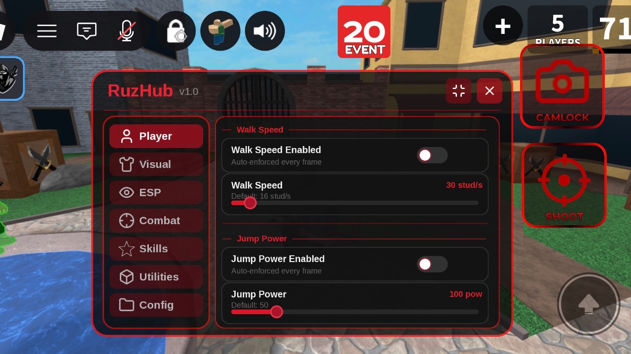 Ruzhub Keyless GUI for MM2