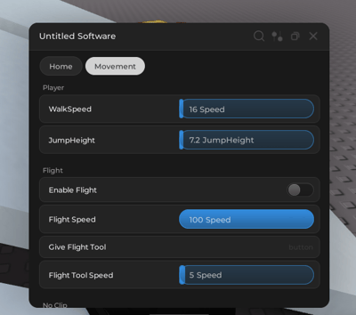 Universal Movement Script