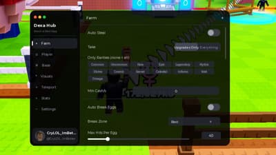 Dexa Hub Break and Steal an Egg | Auto Steal,