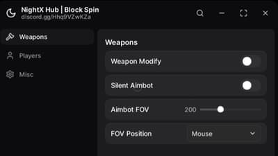 NightX Hub Combat Script