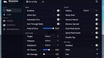 Neverlose documentation [Not Script]