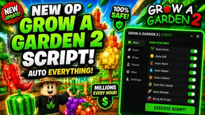 GROW A GARDEN 2/GAG 2 DUPE (KEYLESS)