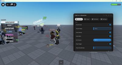 Fight on a baseplate KEYLESS