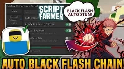[NEW] JJS | Auto BlackFlash Chain, Camlock