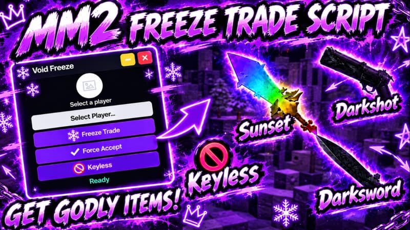 Best FreezeTrade in Mm2 VOID FREEZE keyless