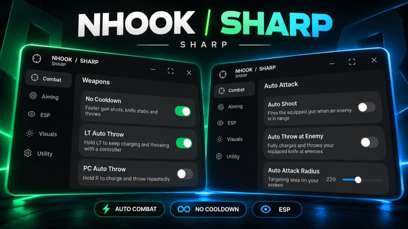 KEYLESS - SHARP | Silent Aim & Auto Shoot