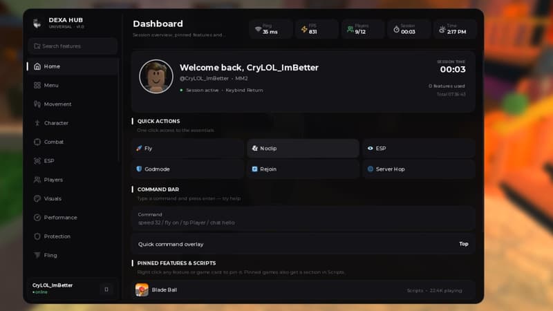 Dexa Hub Universal | BEST Universal Script