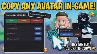 Knight's Avatar Copier & Clipboard [NO KEY